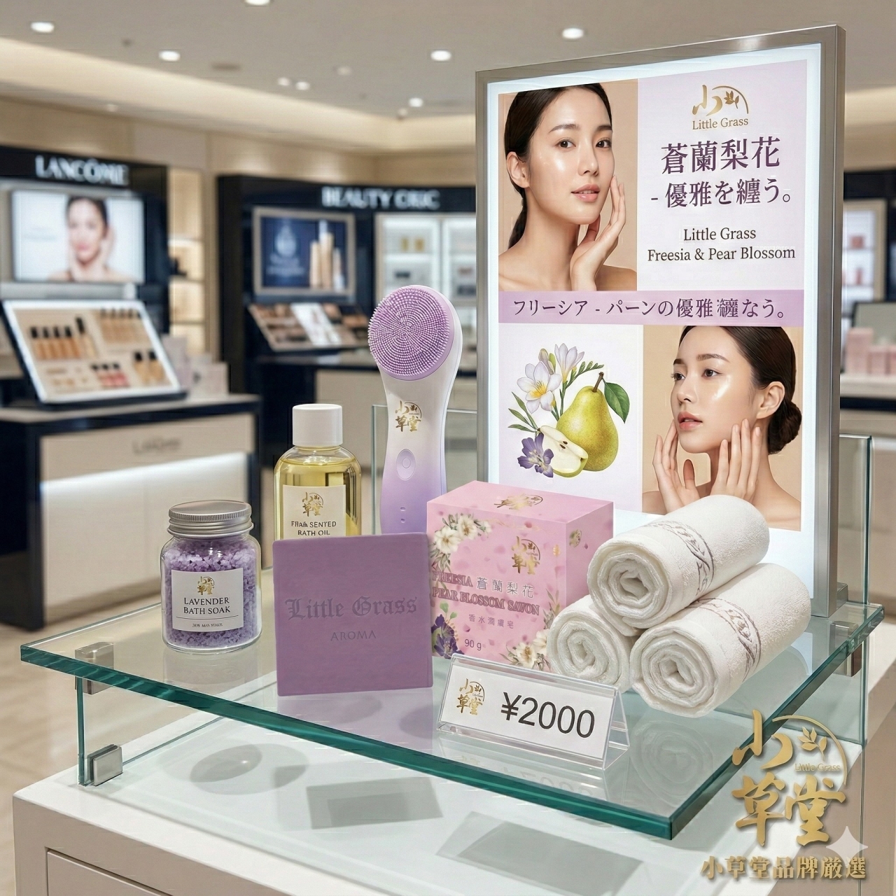 (4顆)Little Grass 蒼蘭梨花皂