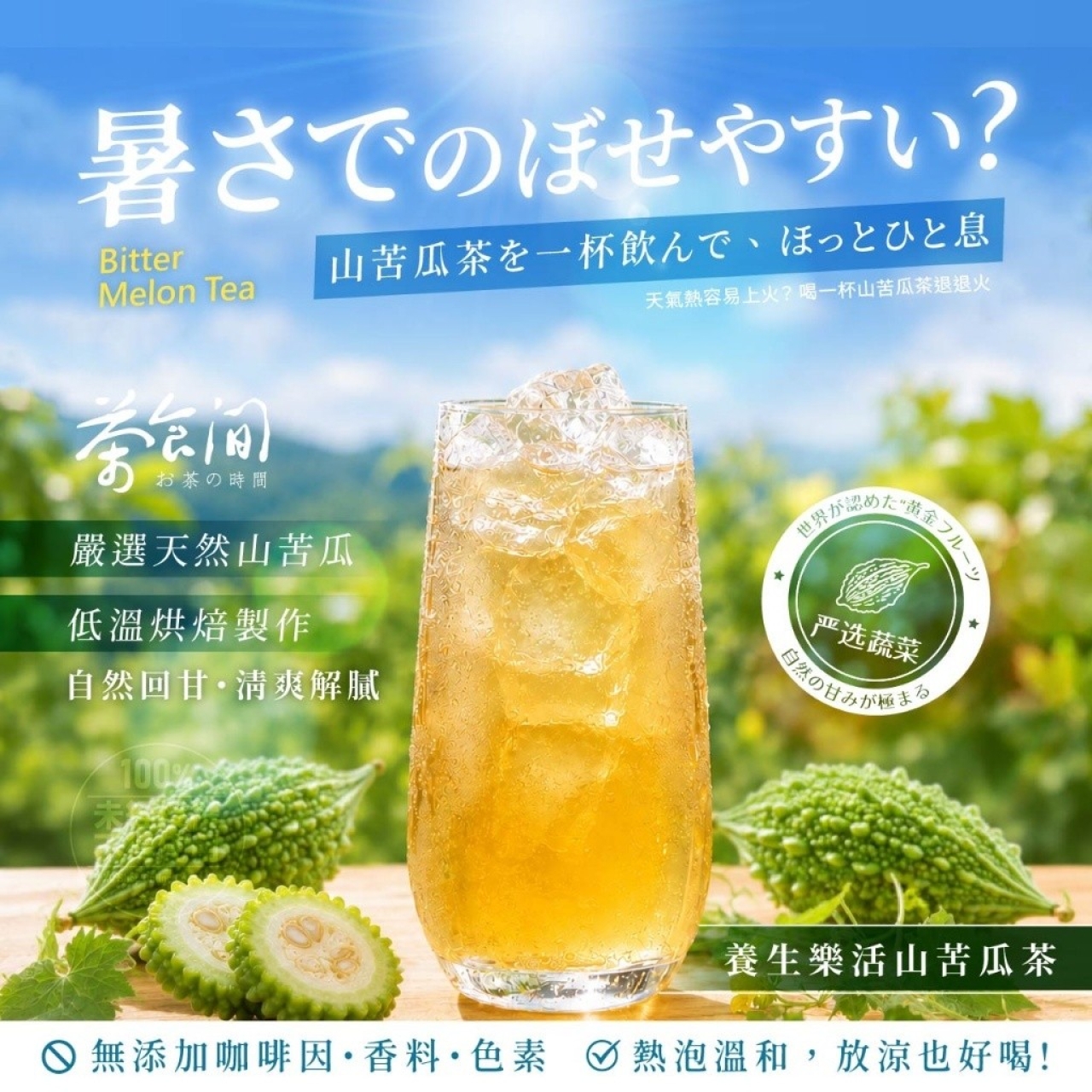 茶食間®養生樂活山苦瓜茶12入/袋