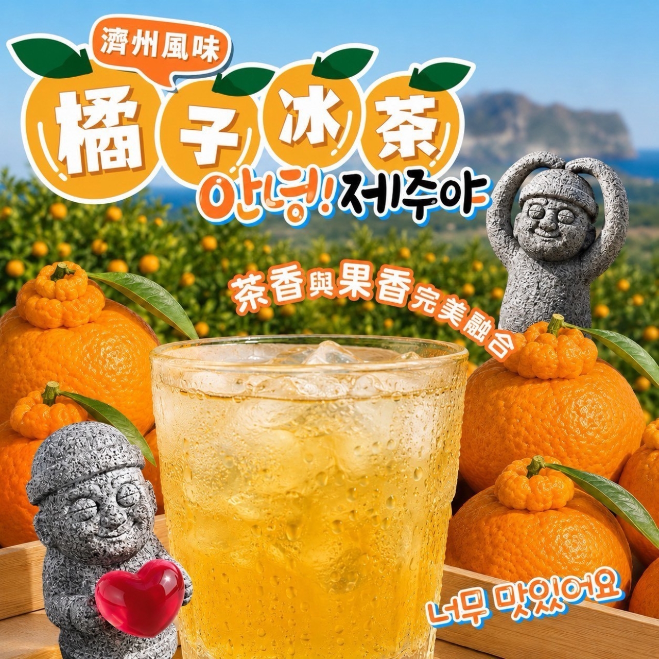濟州島橘子冰茶40入