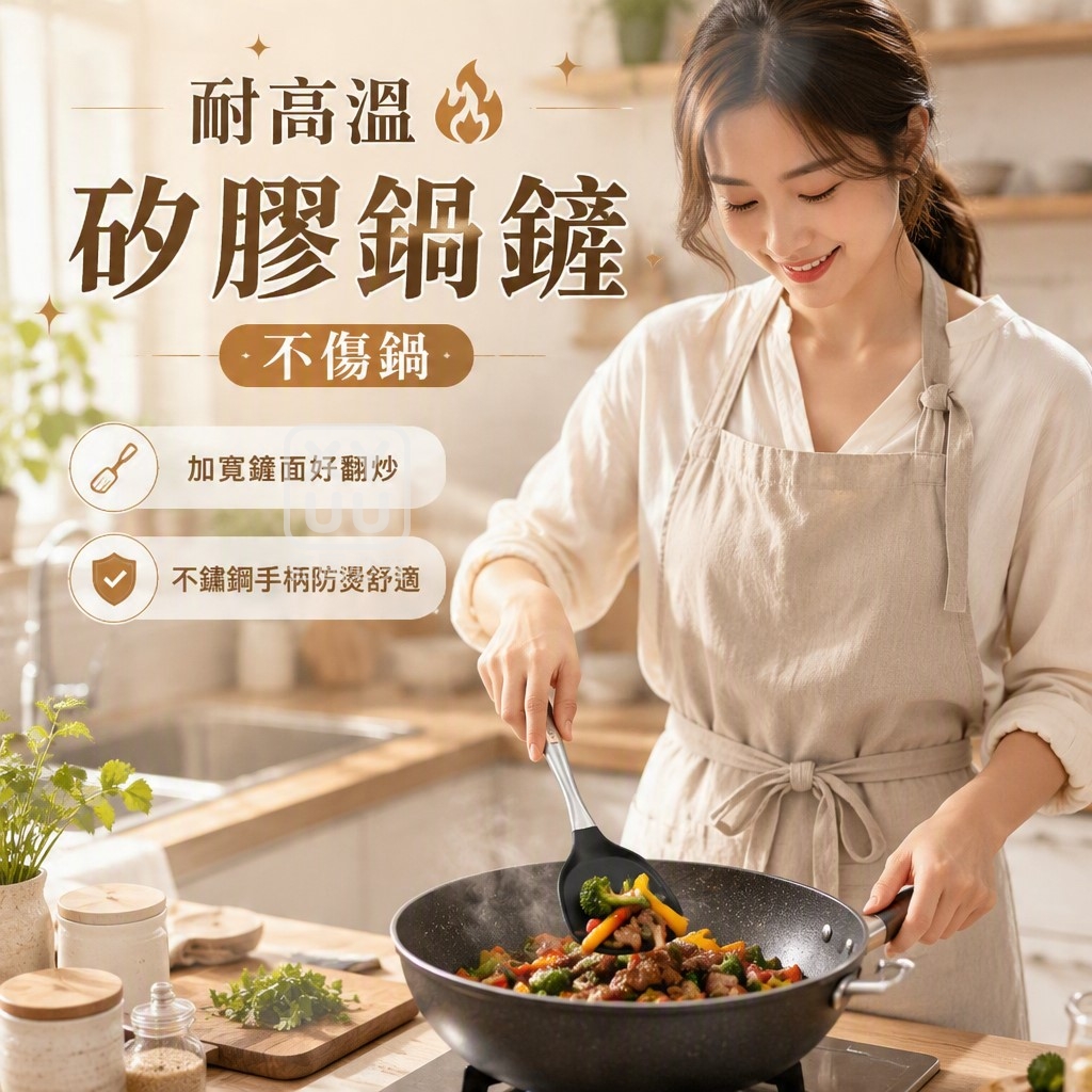 耐高溫矽膠鍋鏟