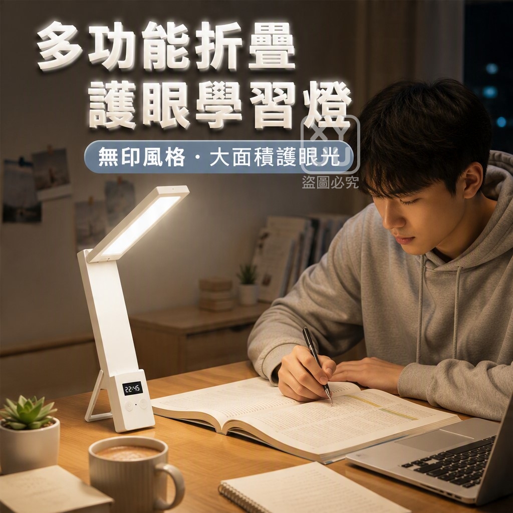 多功能可折疊護眼學習燈